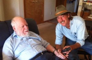 T. Don Luckey and Medicine man Jay Gutierrez